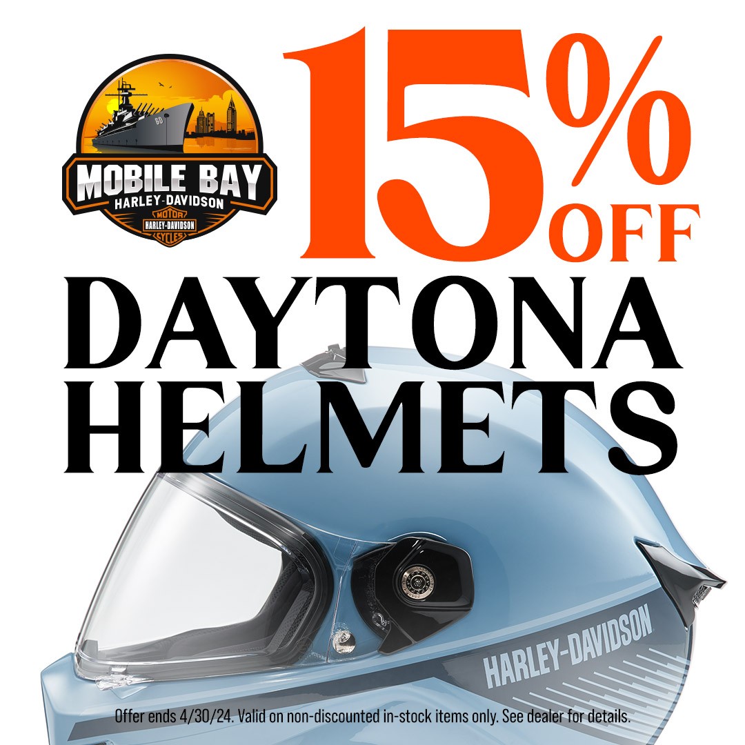 15% Off Daytona Helmets
